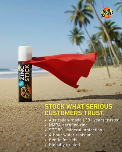 Sunzapper Extreme Zinc Sticks & Lotion Suncreen / Sunblock SPF 50+