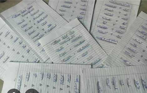 Handwriting Assignment, Typing And Data Entry job Available