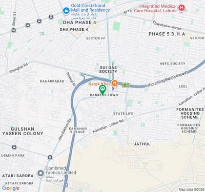 A 8 Marla Commercial Plot In Bankers Town Is On The Market For sale