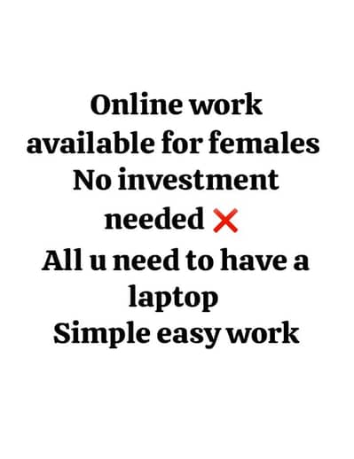 online work available for females