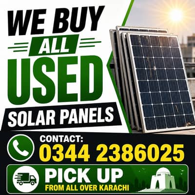 Used Solar Panels Buyer Karachi | Jinko Longi Solar Inverter Purchase