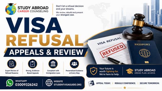 Student Visa Refusal Review & Appeal Guidance | Study Abroad Support