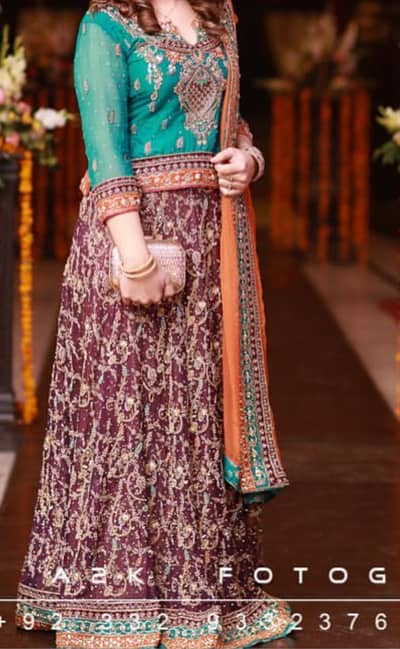 bridal lehnga in good condition 20000