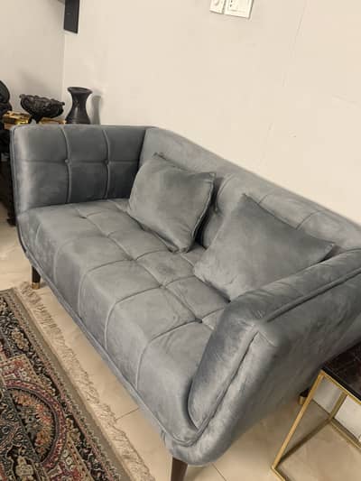 6 Seater Just like brand New Sofa Set (2 week used only)… Going abroad