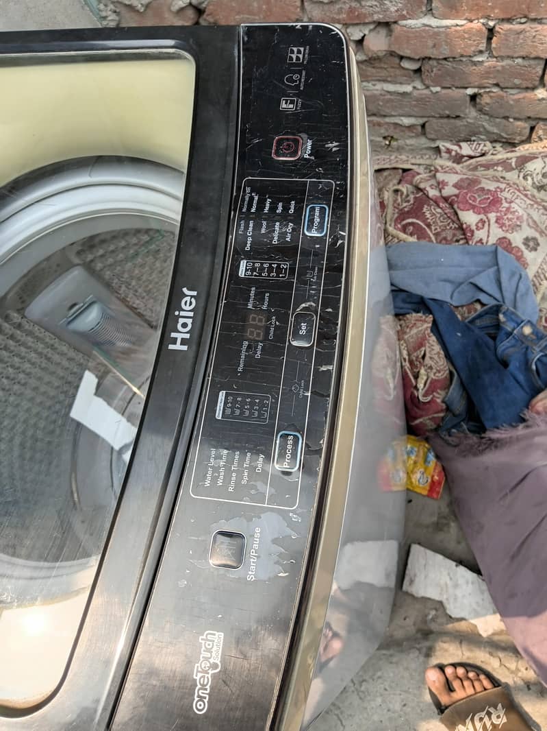 washing machine fully automatic haier 3