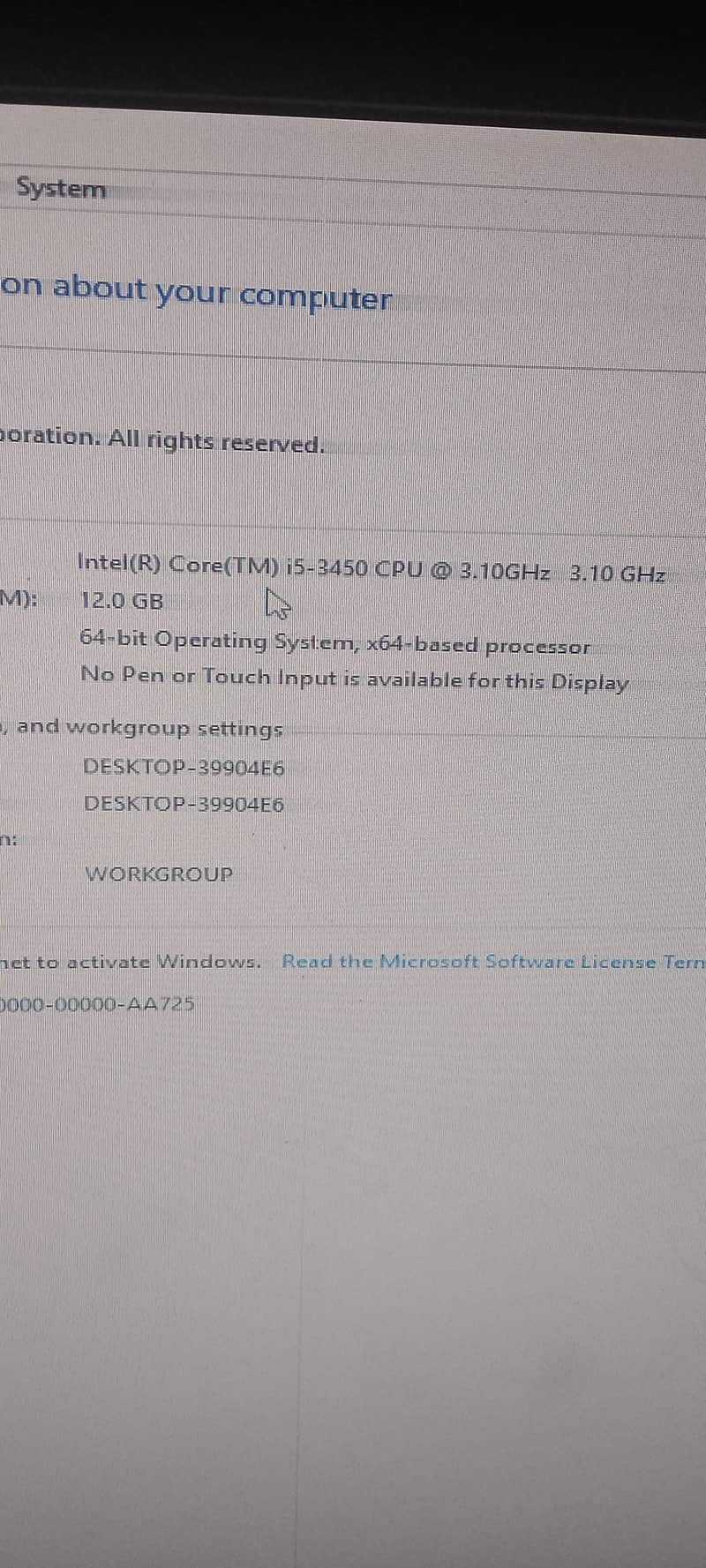 core i5 3rd generation 0