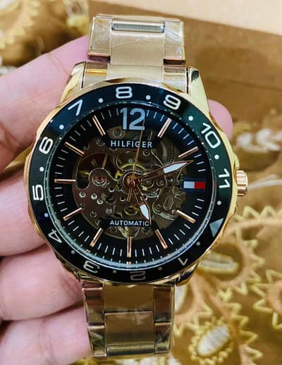 Tommy Hilfiger mechanical Automatic watch for men