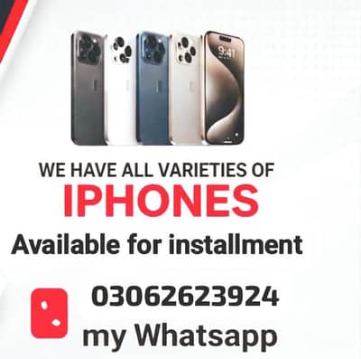 i Phone 8plus, 11,12,13,14,15 pro max on instalment Whatsap