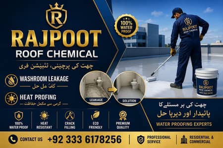 Waterproofing, Heat Proofing & Washroom Leakage Experts services