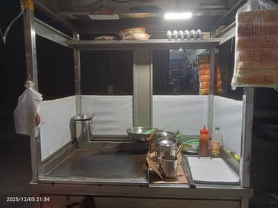 Burger shawarma counter for sale full Steele body