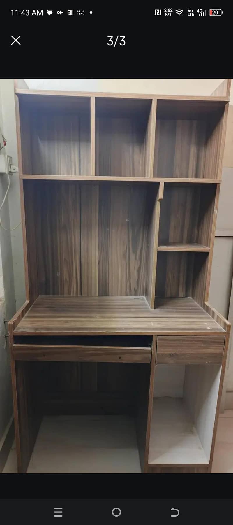 wooden study table 2