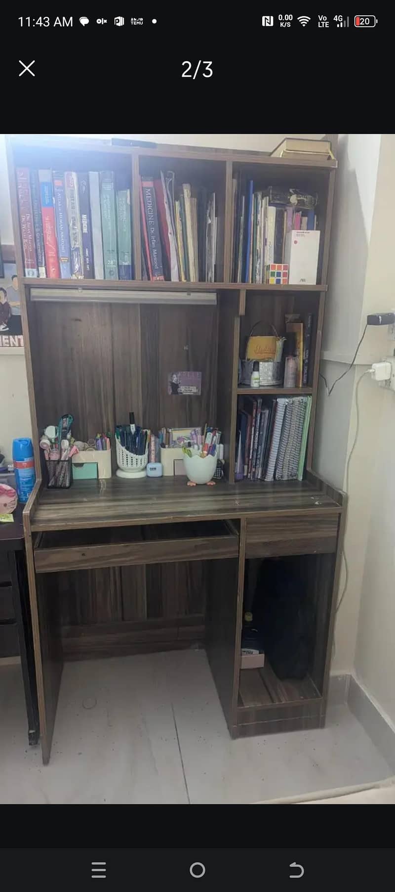 wooden study table 3