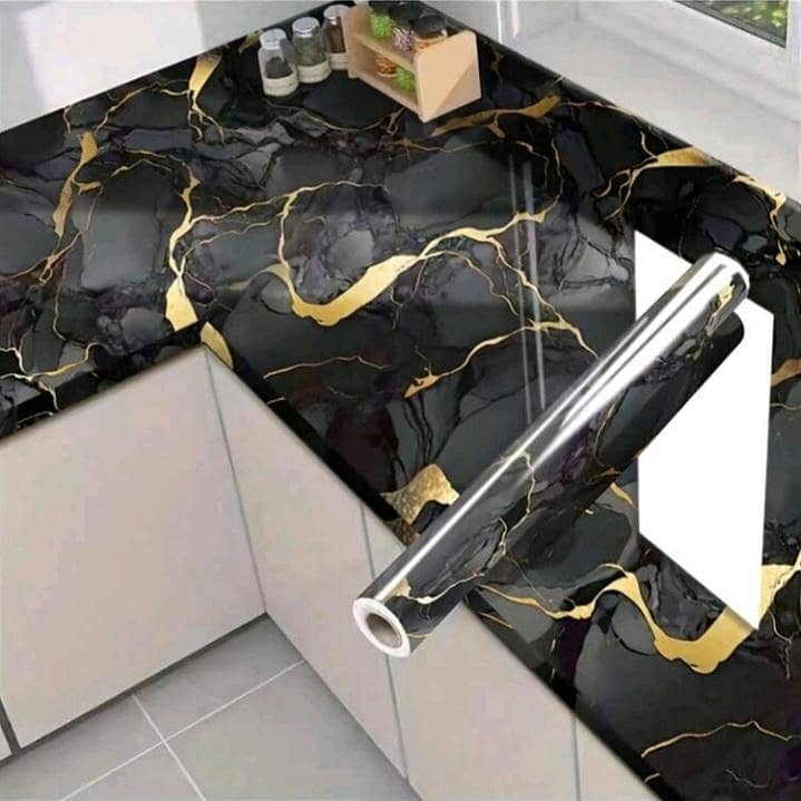 لگژری ماربل اسٹائل سیلف ایڈھیسیو وال پیپر 5
