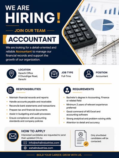 Job Vacancy: Accountant