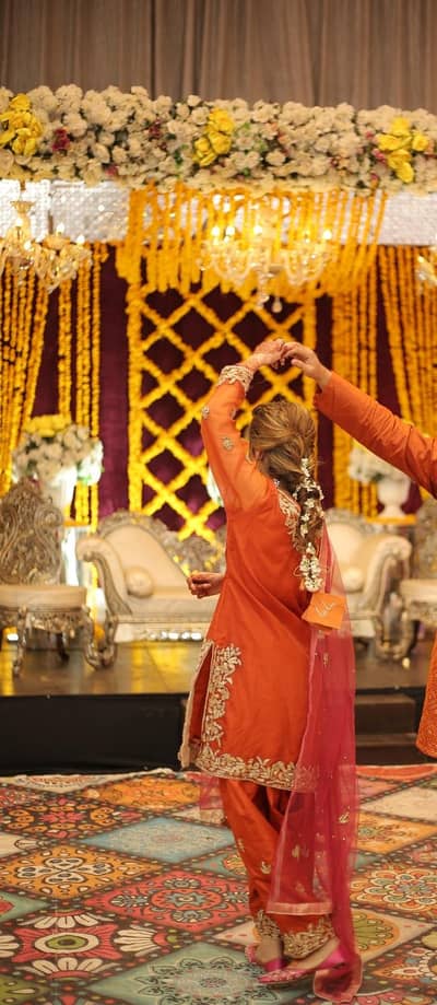 mehndi dress