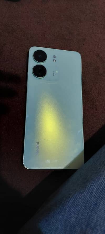 Redmi 13c lush condition with box ocean green