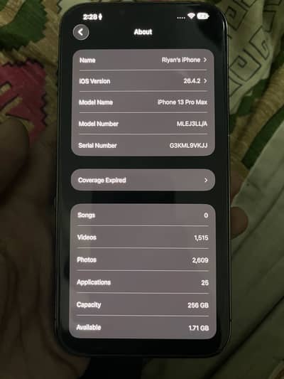 13 PRO MAX 256gb