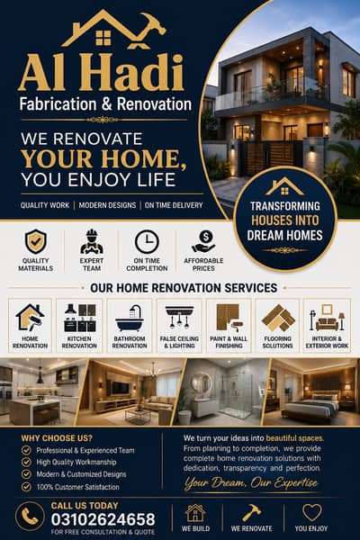 Home Renovation Service,False Celling. Interior design,