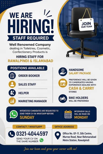 staff required