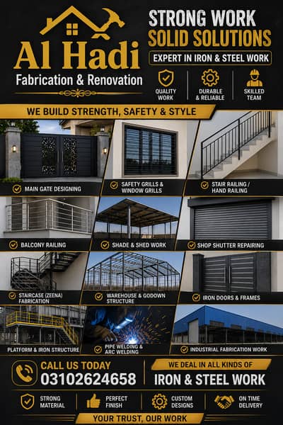 Modern Iron main gate | Steel Gate | Iron Services , Iron Work