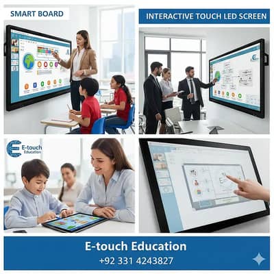Smart Boards & Interactive LED Touch Screens for sale wholesale rates