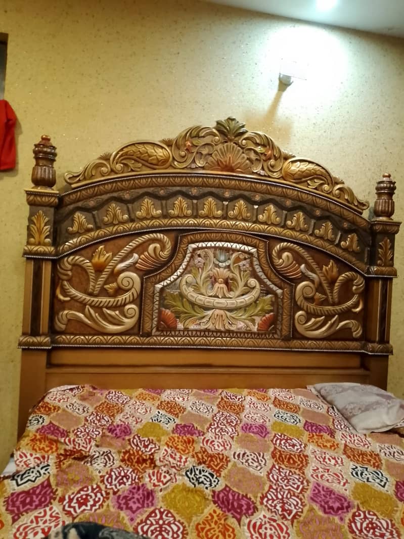 bed and side table good con 5
