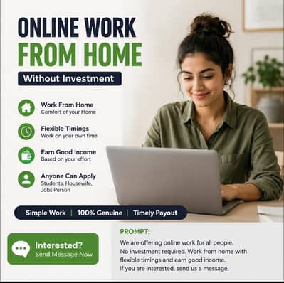 online work without investment
