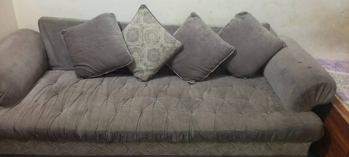 velvit sofa set 1