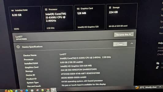 Think pad laptop  For Sale
