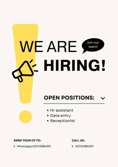 Office work opportunity | Limited slots Available | Hurry up.