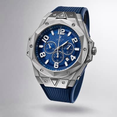 ⌚ Sleek Blue Men’s Watch – Premium Look, Budget Friendly