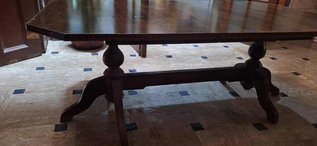Wooden table center table good condition urgent sell