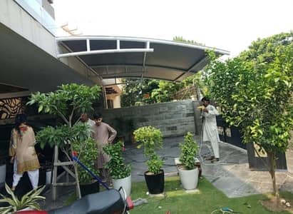 Pvc tensile shades / Garage shades / Car parking shades / pool shades