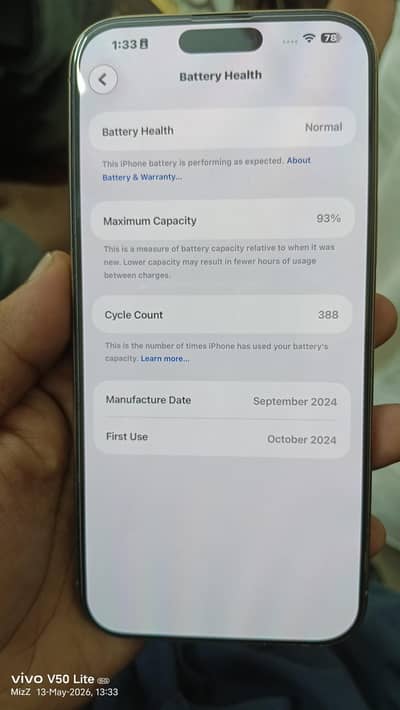 Iphone 16 pro max 256