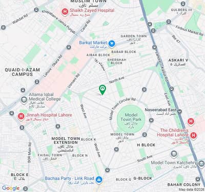 Model Town Top Location 1 Kanal Plot
