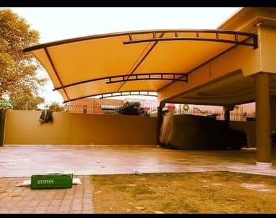 Padel court shades / car parking shades / Pvc tensile fabric/