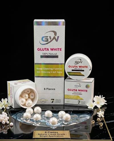 GW Gluta white Beauty cream, Face washes and skin polish available