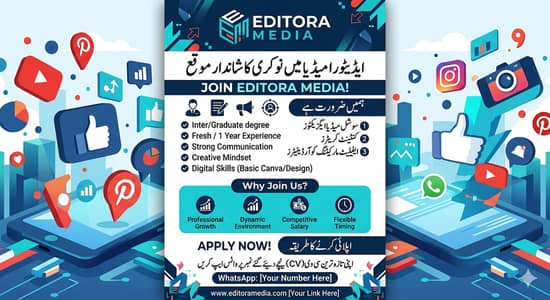 Social Media Executive / Content Creators for Editora Media