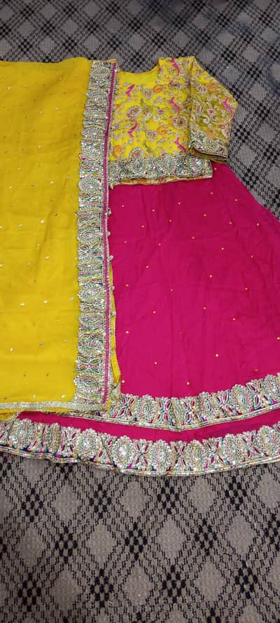 Bridal Lehnga for Mehndi Event
