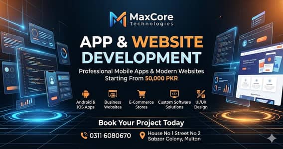 Website and app development