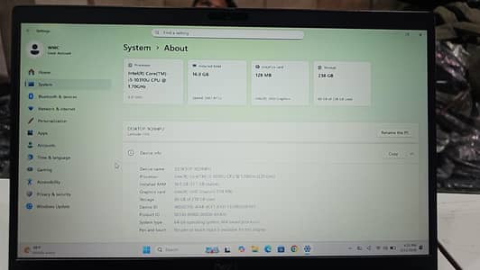Dell Latitude 7310 C15 10th Gen 16GB Ram 256GB SSD 13"