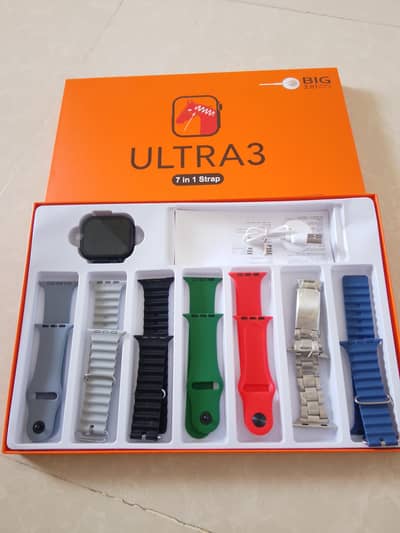 ULTRA 3 Smart Watch 7 in 1 Strap