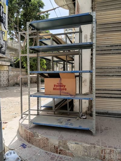 Angle iron shelfs/ Rack