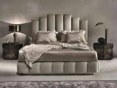 Double bed / bed set / wooden bed / bed / Furniture / King size bed