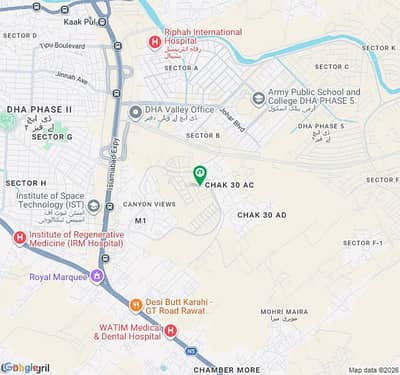 Corner & 3 Side Open Plot In Meridian 2 Available For Sale In Emaar Islamabad