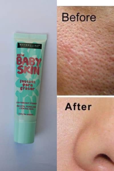 Baby skin pores eraser primer for flawless matte finish