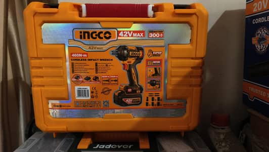 Cordless impact wrench Ingco 42v MAX 460NM