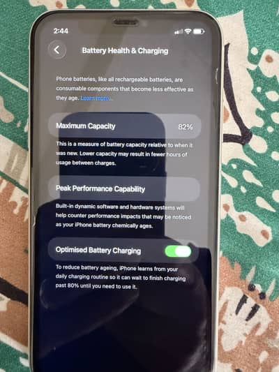 Iphone 11 128GB PTA APPROVED  White