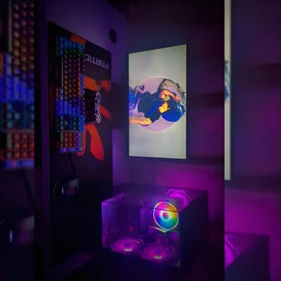 Gaming pc fully rgb lights