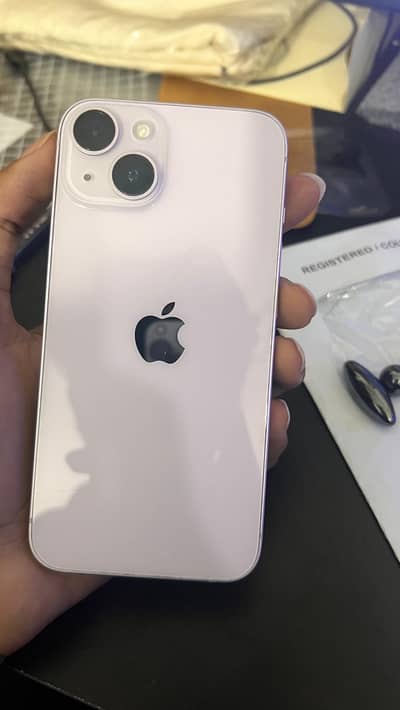 Iphone 14 PTA Approved 128 gb, 76% battery health Waterpack